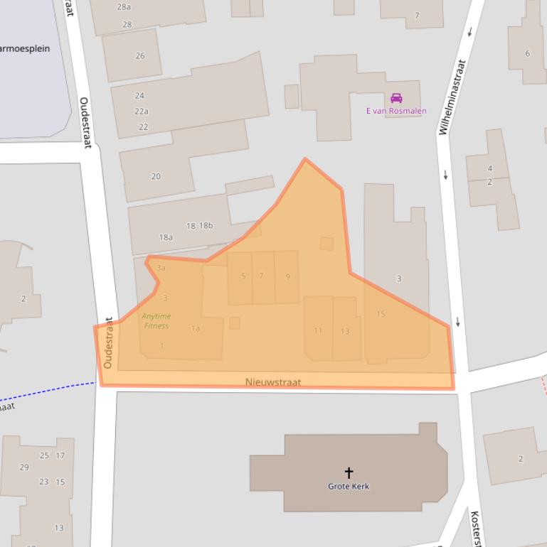 Kaart van postcodegebied 7161DL.