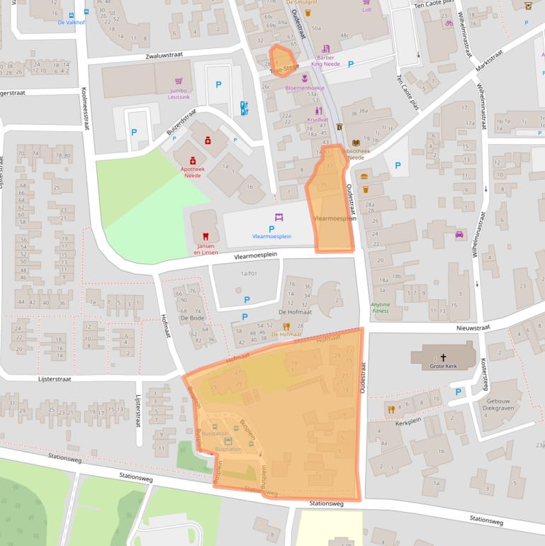 Kaart van postcodegebied 7161DS.