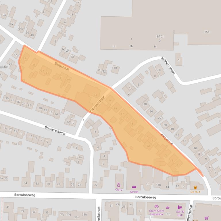 Kaart van postcodegebied 7161EE.