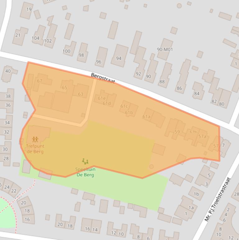 Kaart van postcodegebied 7161EH.