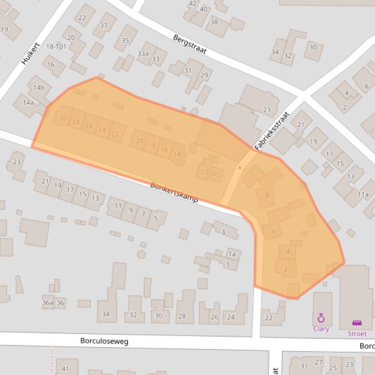 Kaart van postcodegebied 7161GL.