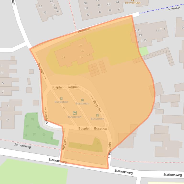 Kaart van postcodegebied 7161GZ.