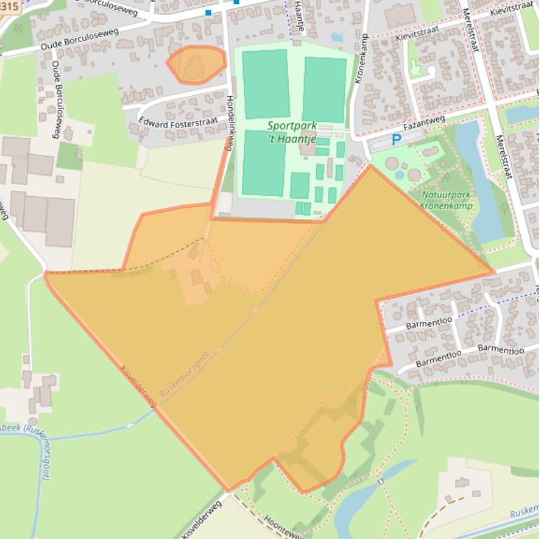 Kaart van postcodegebied 7161HG.