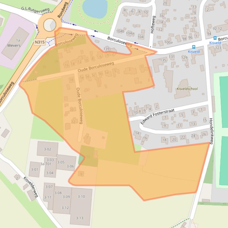 Kaart van postcodegebied 7161HJ.