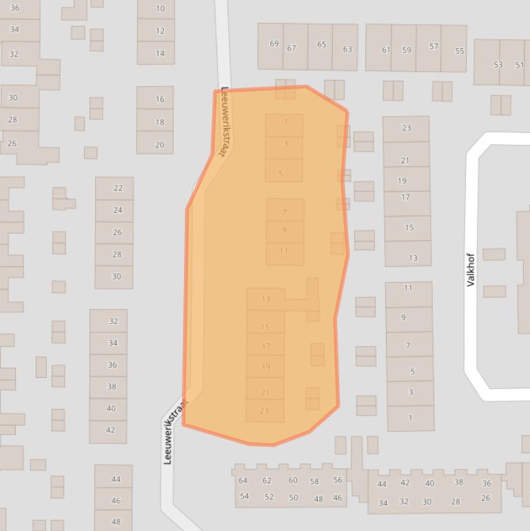 Kaart van postcodegebied 7161HS.