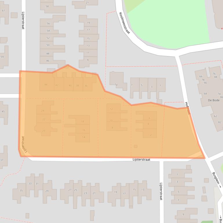 Kaart van postcodegebied 7161JT.
