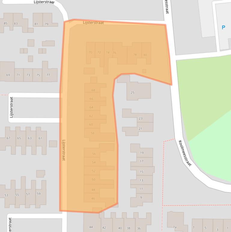 Kaart van postcodegebied 7161JV.