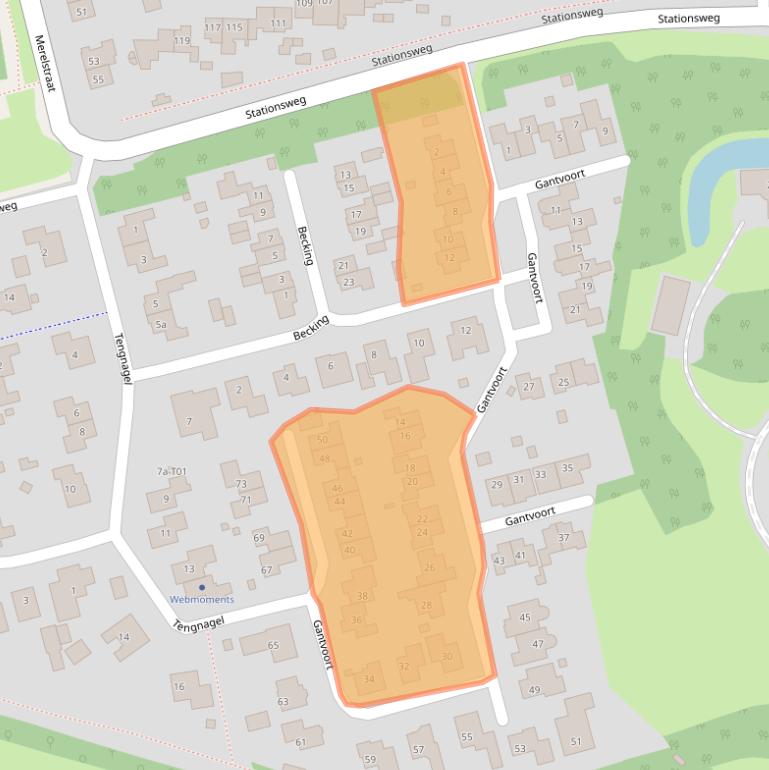 Kaart van postcodegebied 7161KL.