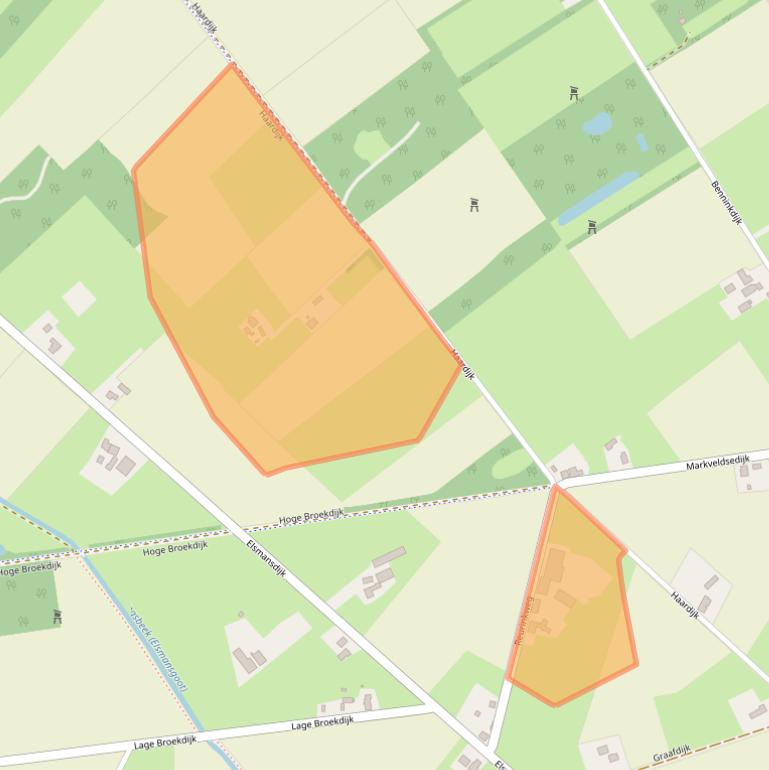 Kaart van postcodegebied 7161LL.