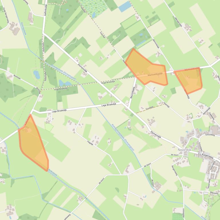 Kaart van postcodegebied 7161LM.