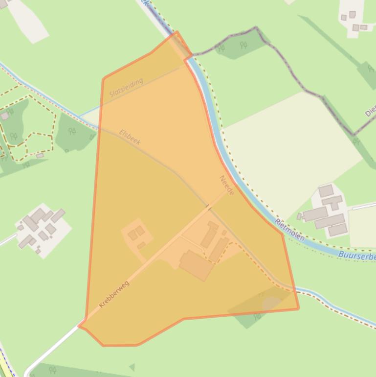 Kaart van postcodegebied 7161MB.