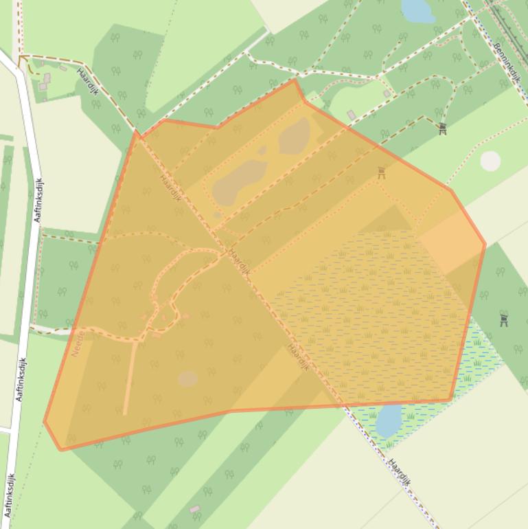 Kaart van postcodegebied 7161MM.
