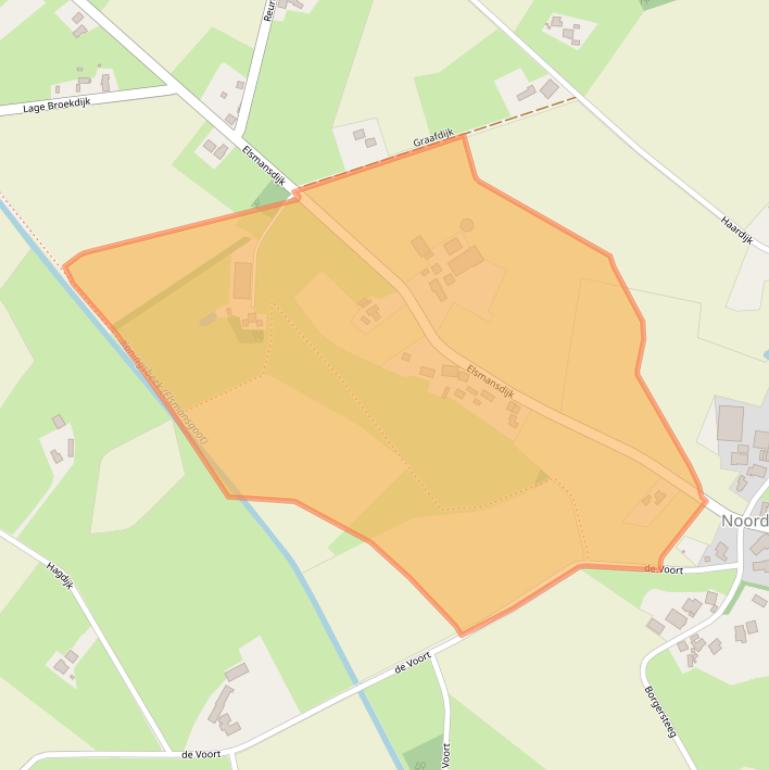 Kaart van postcodegebied 7161NA.