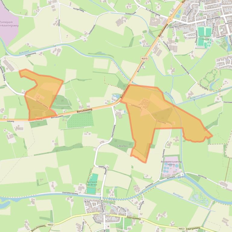 Kaart van postcodegebied 7161NG.