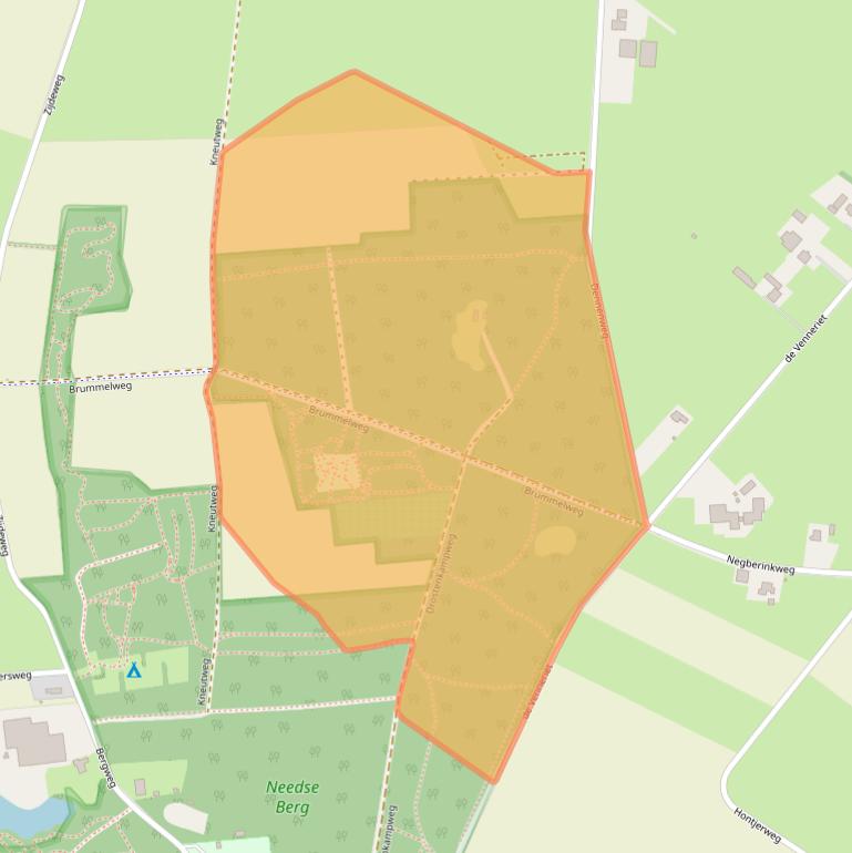 Kaart van postcodegebied 7161NH.