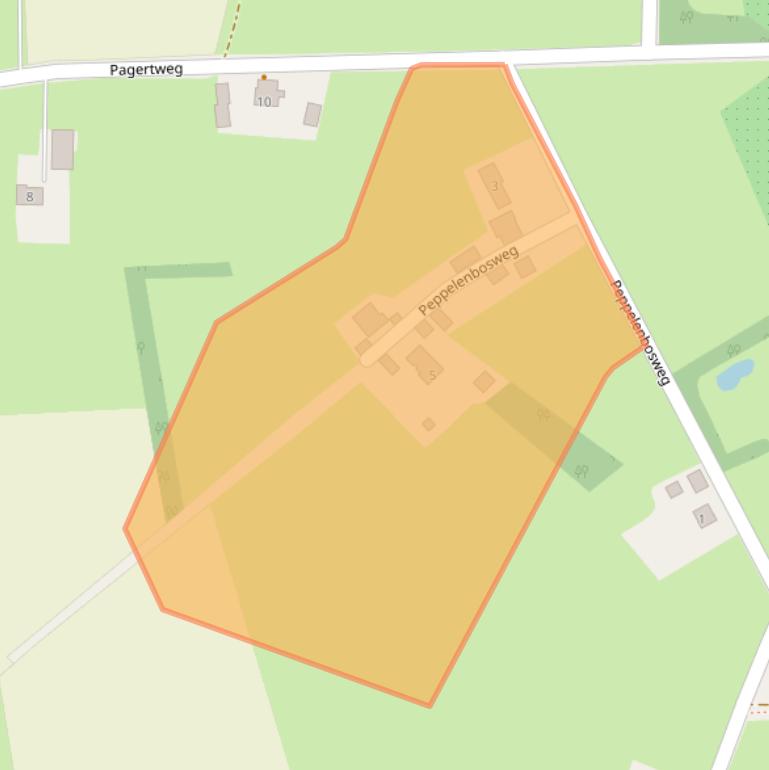 Kaart van postcodegebied 7161RB.