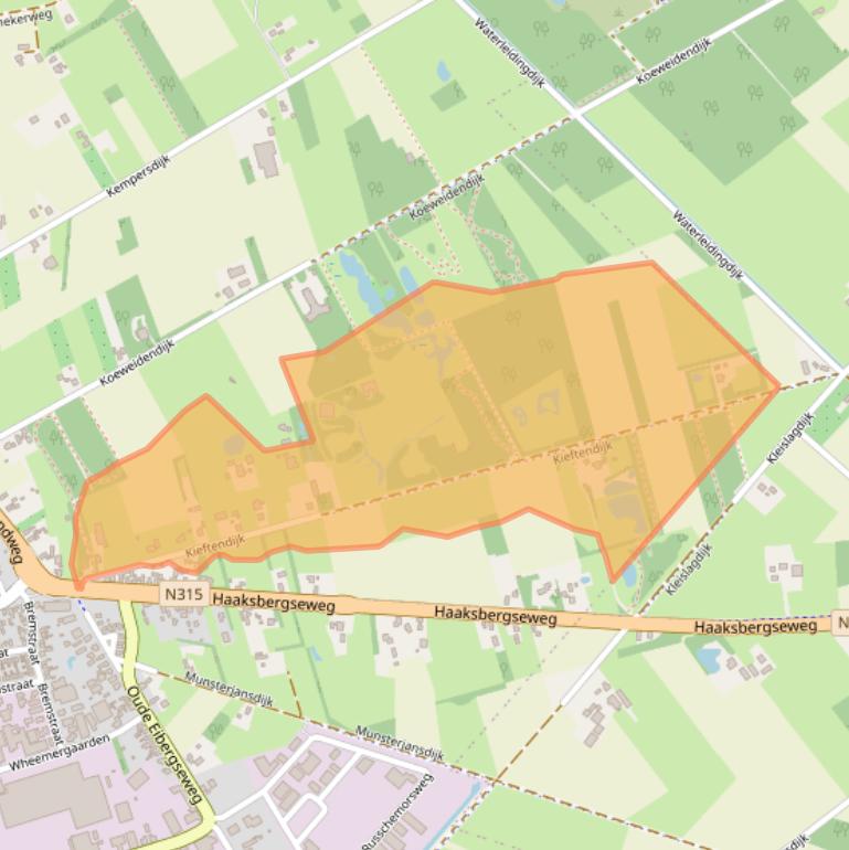 Kaart van postcodegebied 7161RL.