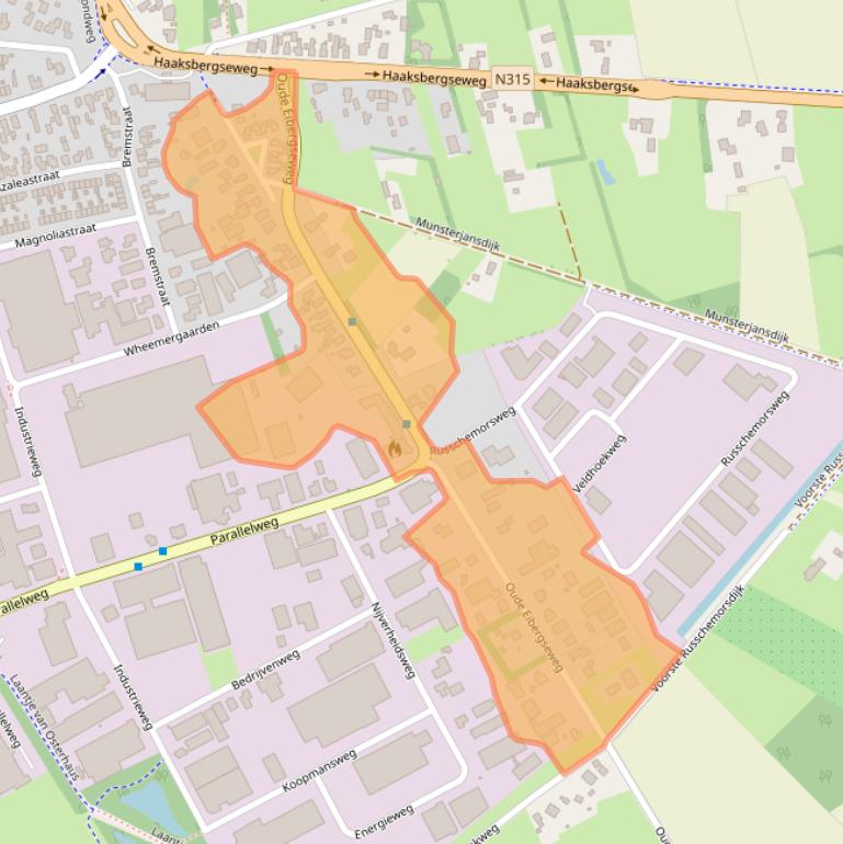 Kaart van postcodegebied 7161RN.