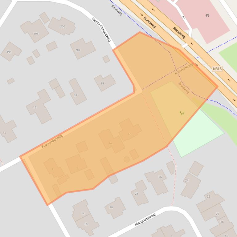 Kaart van postcodegebied 7161VZ.