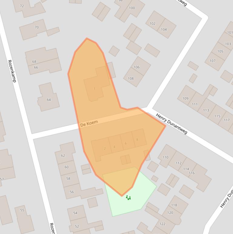 Kaart van postcodegebied 7161WG.