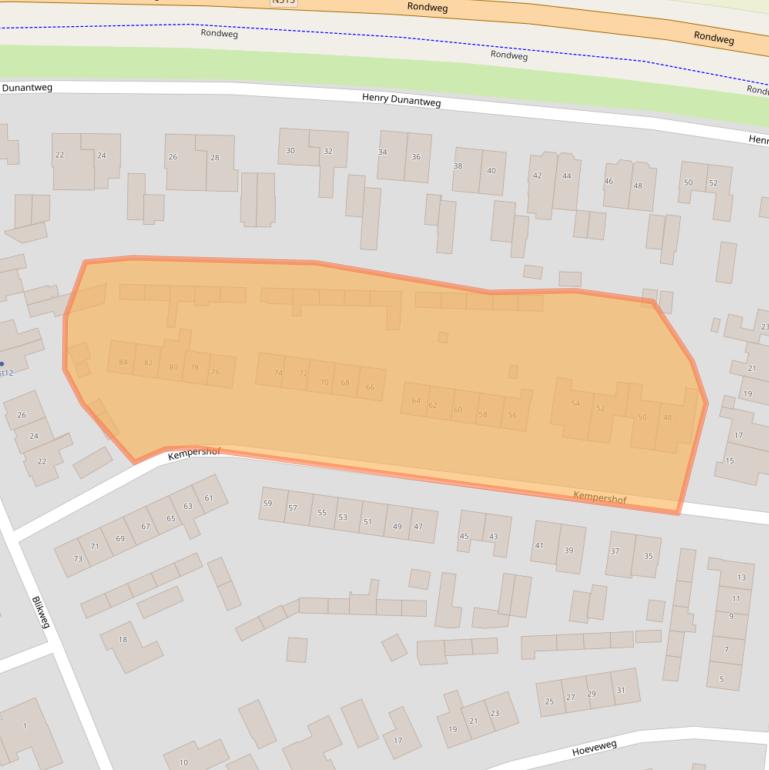 Kaart van postcodegebied 7161WZ.
