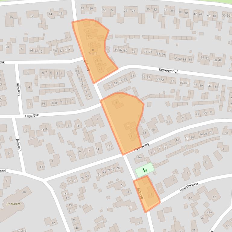 Kaart van postcodegebied 7161XP.