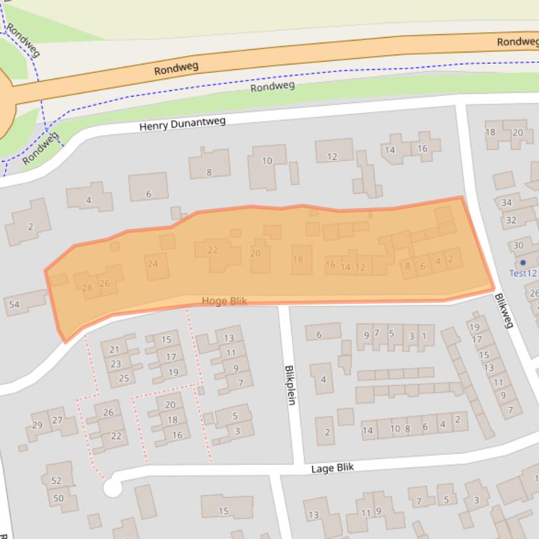 Kaart van postcodegebied 7161XS.