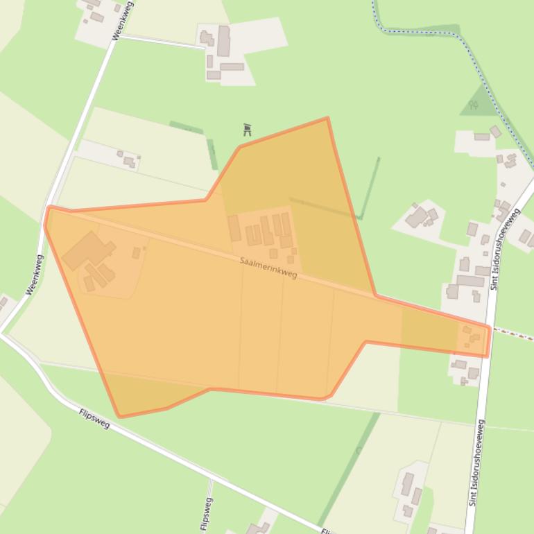 Kaart van postcodegebied 7165AW.