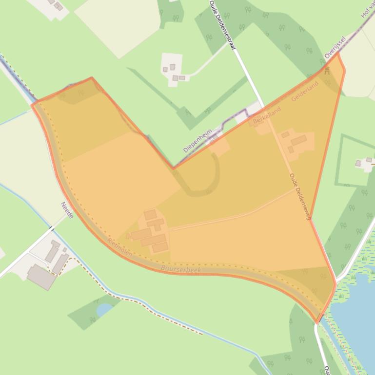 Kaart van postcodegebied 7165BG.