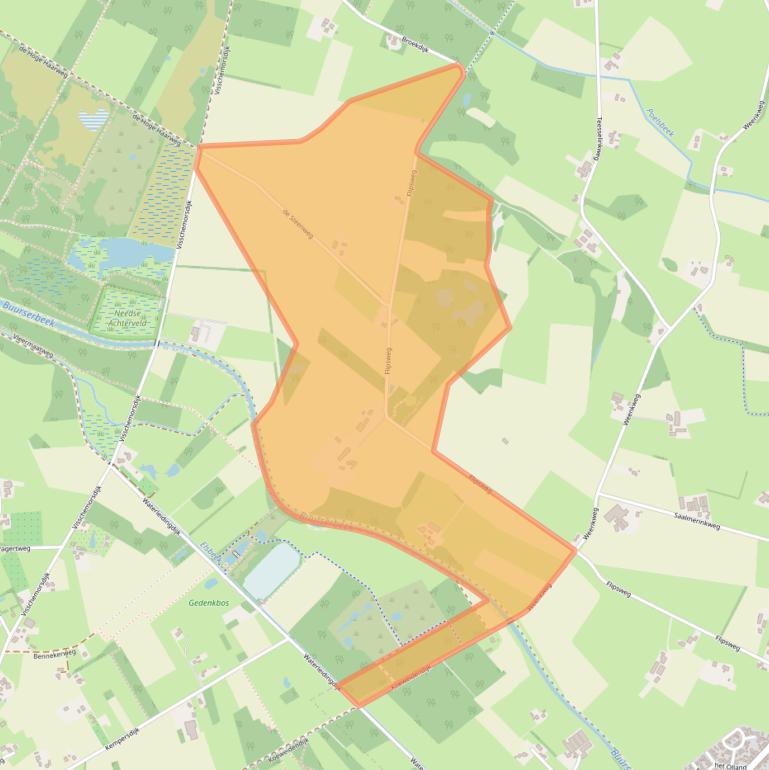 Kaart van postcodegebied 7165BL.