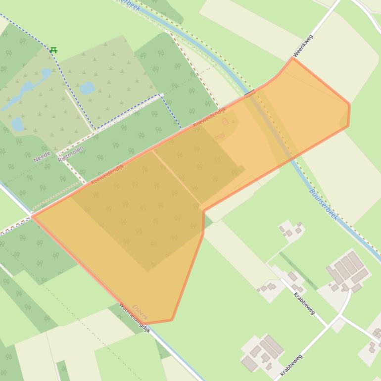 Kaart van postcodegebied 7165BM.