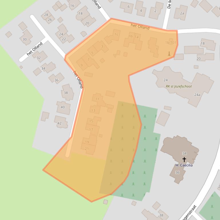 Kaart van postcodegebied 7165CC.