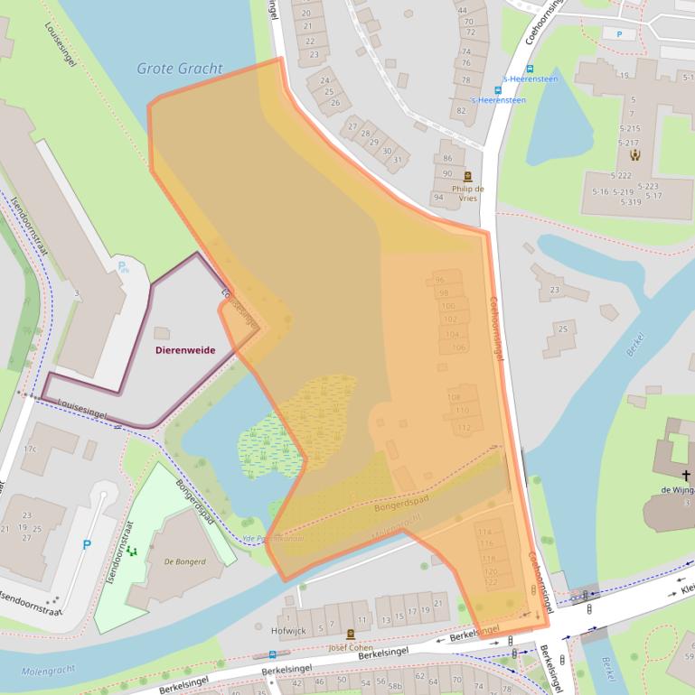 Kaart van postcodegebied 7201AG.