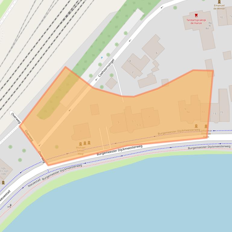 Kaart van postcodegebied 7201AH.