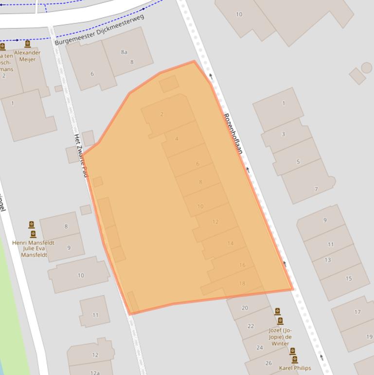 Kaart van postcodegebied 7201AV.