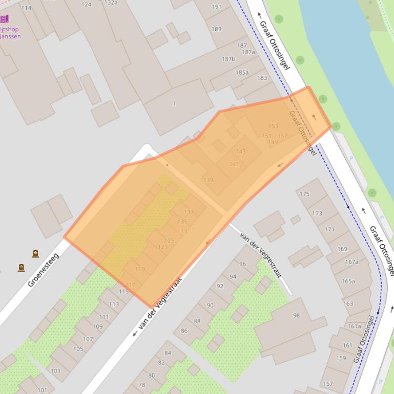 Kaart van postcodegebied 7201BG.