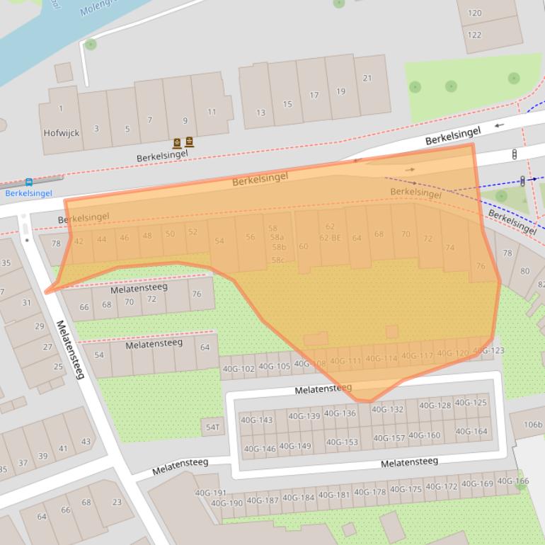 Kaart van postcodegebied 7201BM.