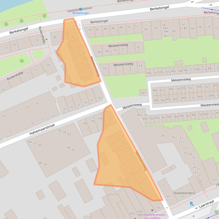 Kaart van postcodegebied 7201BP.