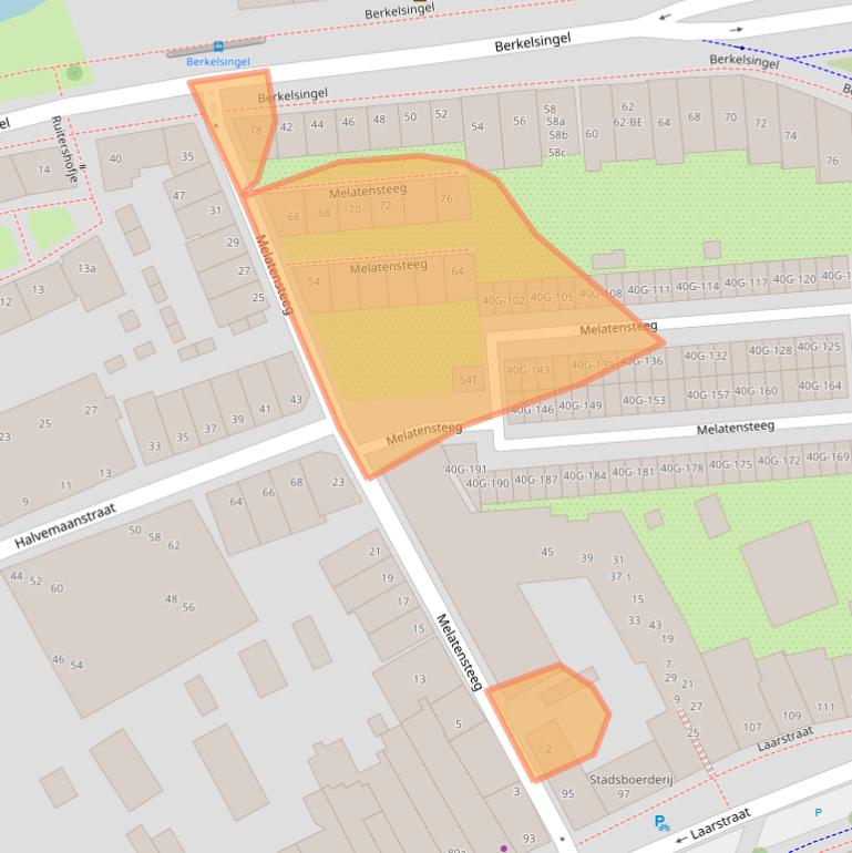 Kaart van postcodegebied 7201BR.