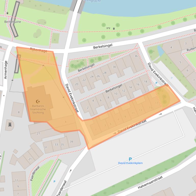 Kaart van postcodegebied 7201BT.