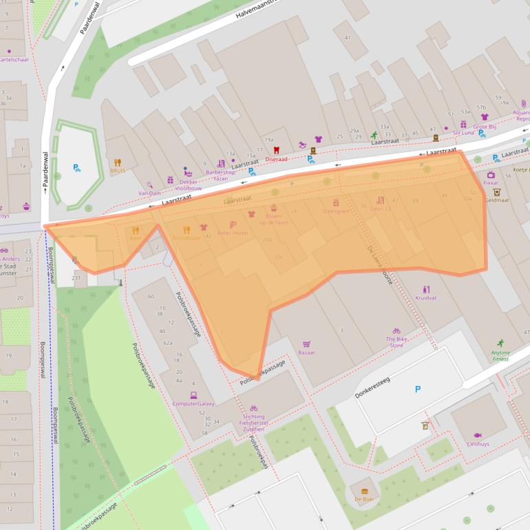 Kaart van postcodegebied 7201CE.