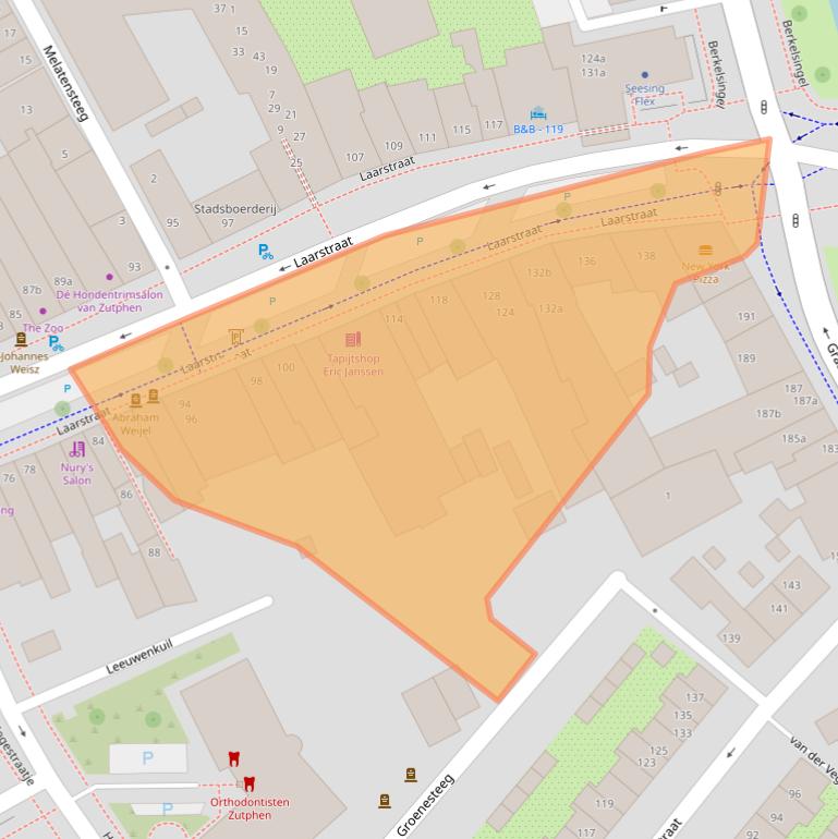 Kaart van postcodegebied 7201CH.