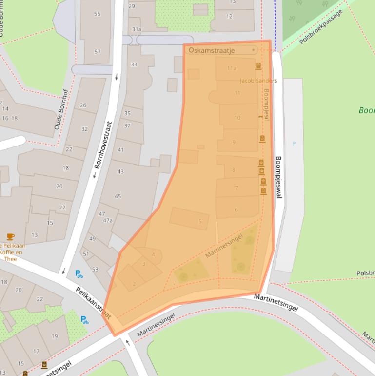 Kaart van postcodegebied 7201CK.