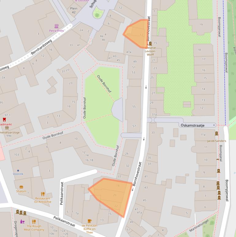 Kaart van postcodegebied 7201CX.