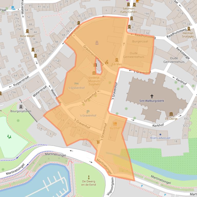 Kaart van postcodegebied 7201DN.