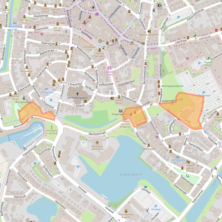 Kaart van postcodegebied 7201DS.