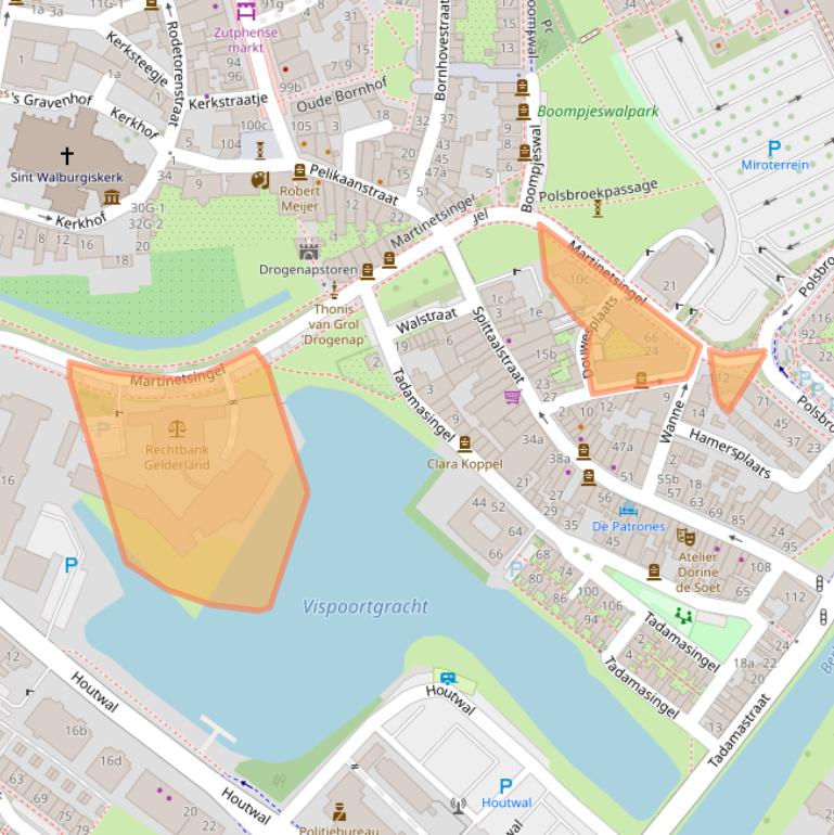 Kaart van postcodegebied 7201DT.