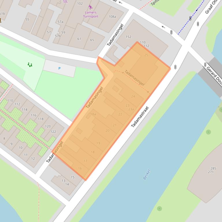 Kaart van postcodegebied 7201ER.