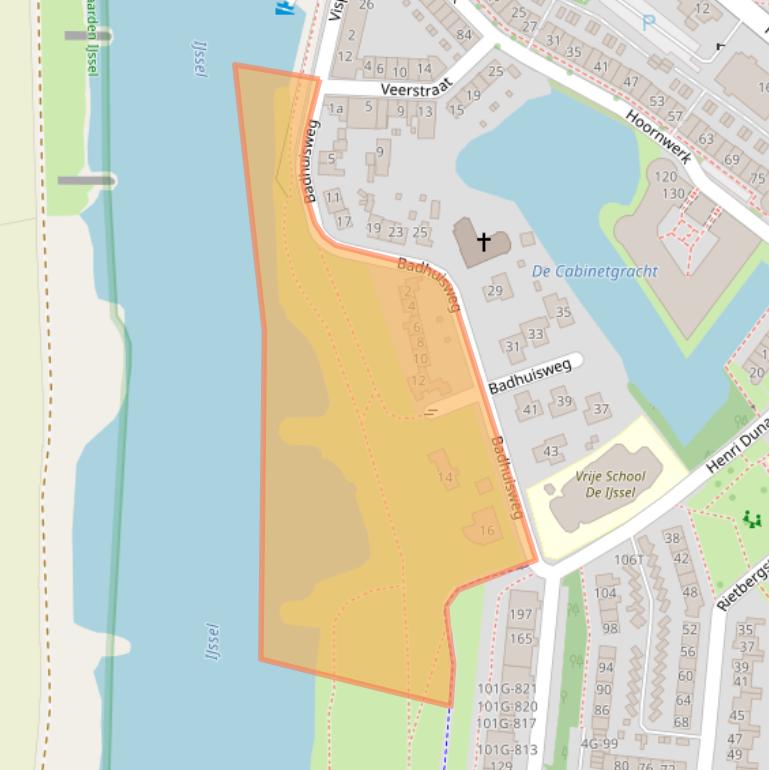 Kaart van postcodegebied 7201GN.