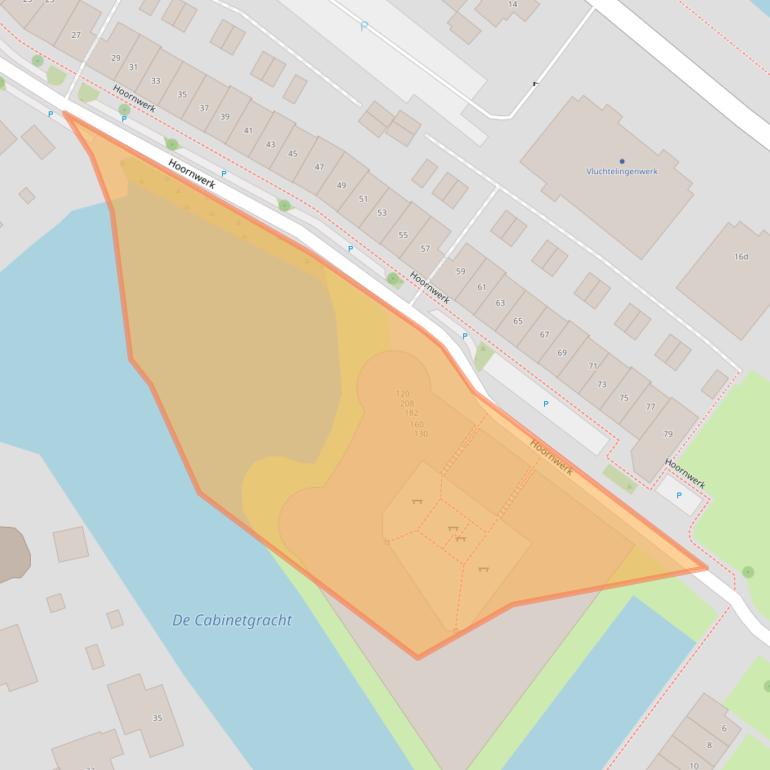 Kaart van postcodegebied 7201GX.